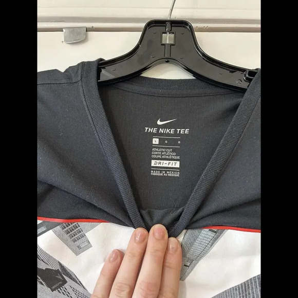 Nike Tee Men's Black Dri-FIT Crush The Competition Graphic T-Shirt Golf Large - Picture 7 of 9